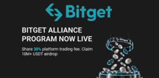 Bitget comparte un fondo de recompensas equivalente al 30% de los ingresos por comisiones de transacción con Bitget Alliance.