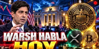 🚨 WARSH HABLA HOY: LA FED PREPARA UN GIRO QUE SACUDIRÁ XRP Y BITCOIN